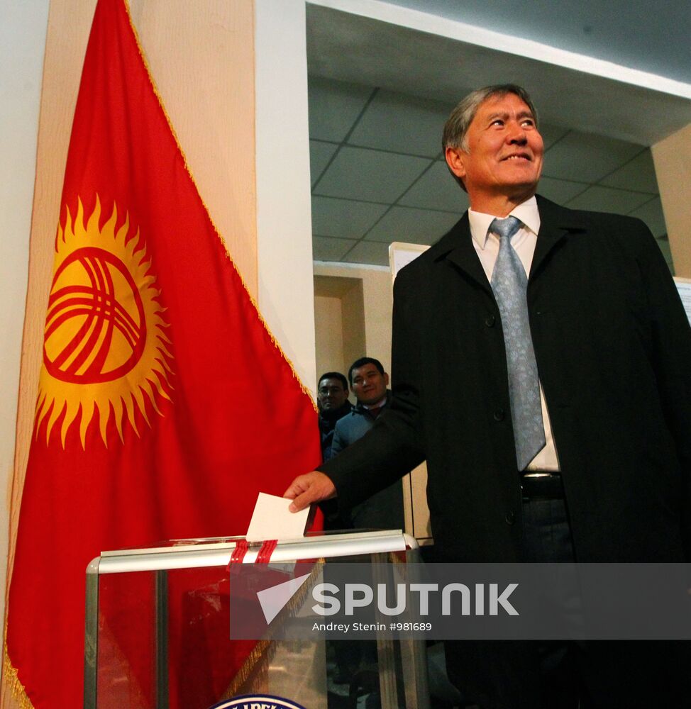 Presidential election in Kyrgyzstan