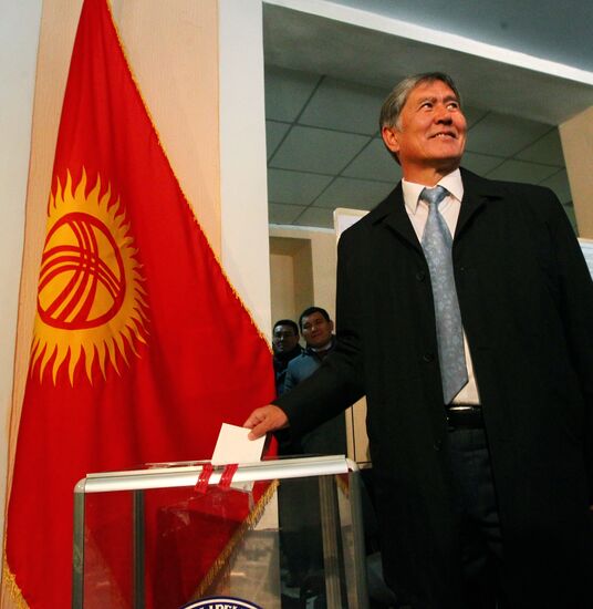 Presidential election in Kyrgyzstan