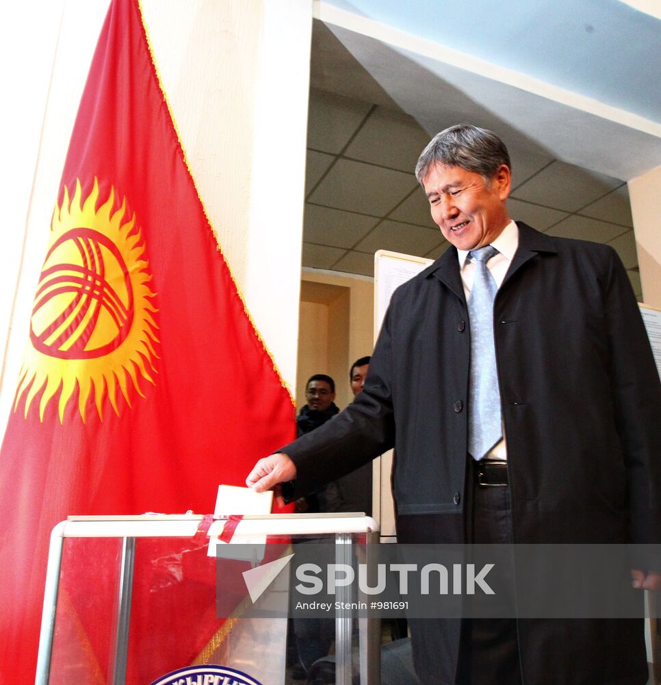 Presidential election in Kyrgyzstan