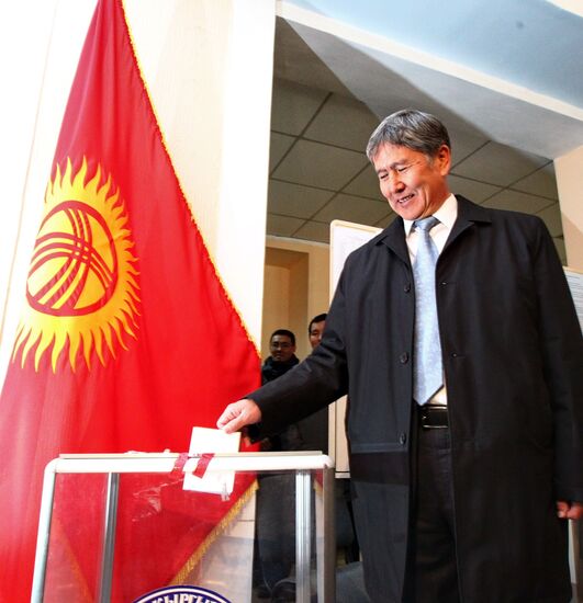 Presidential election in Kyrgyzstan