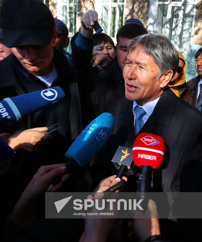 Presidential election in Kyrgyzstan