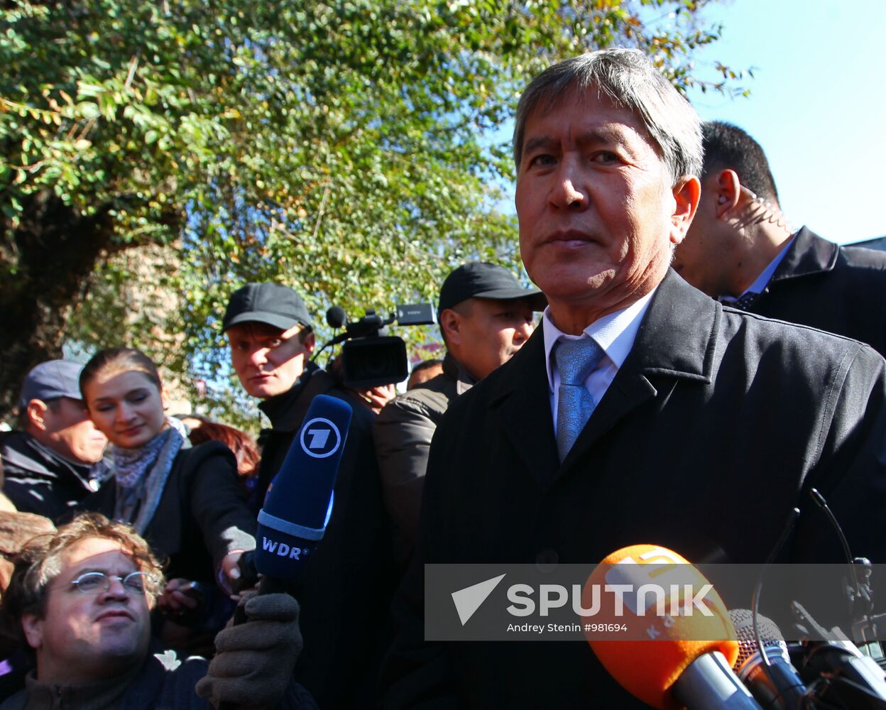 Presidential election in Kyrgyzstan