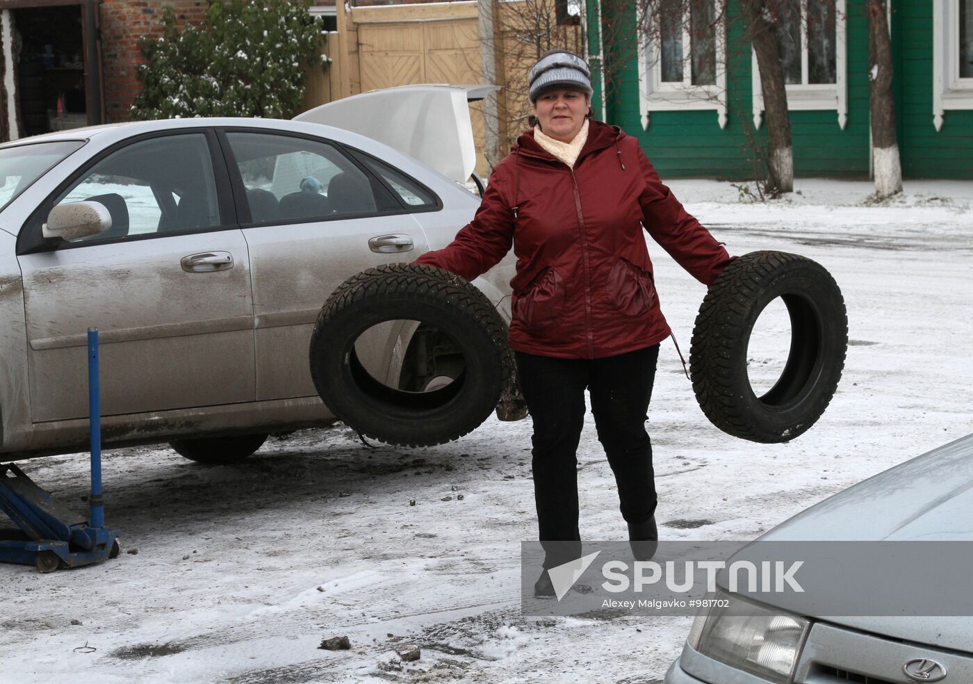 Switching summer tires for winter ones