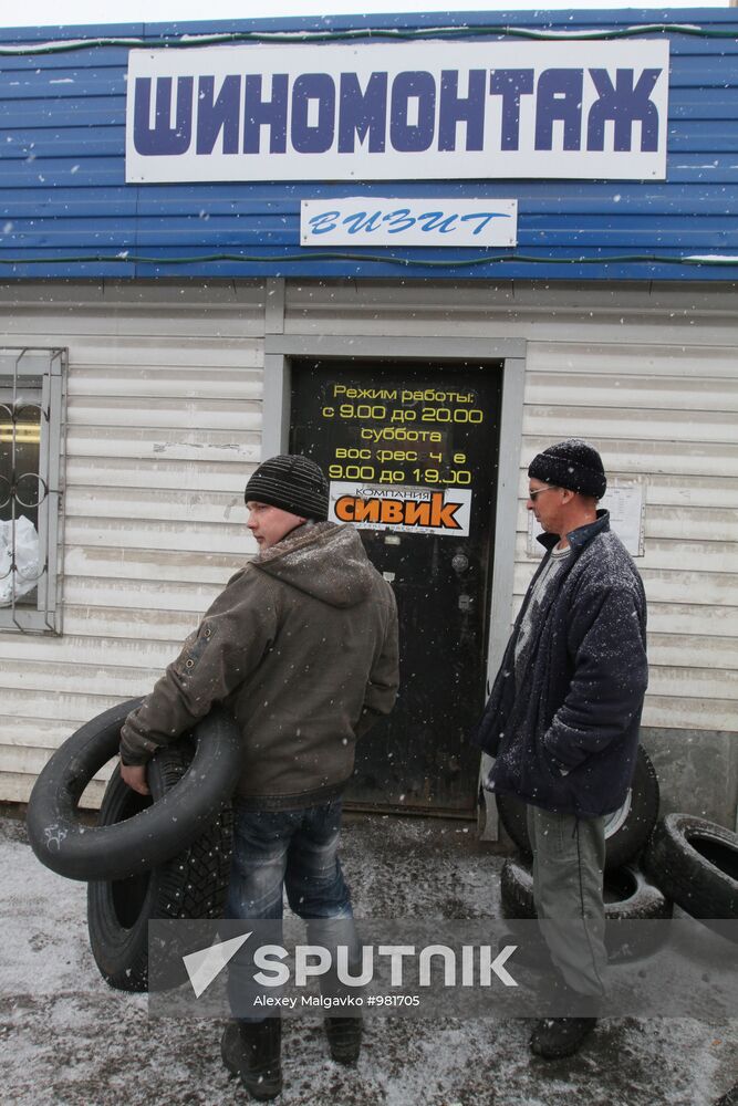 Switching summer tires for winter ones