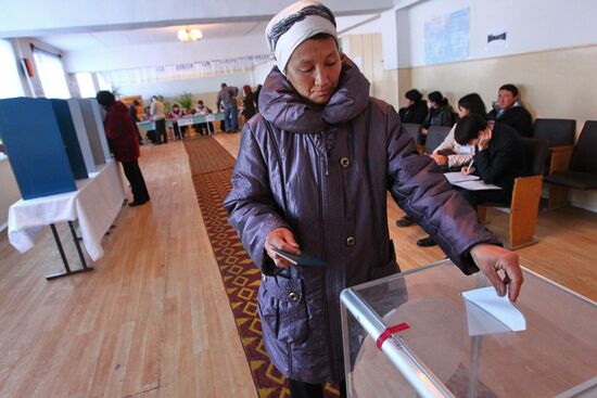 Presidential election in Kyrgyzstan