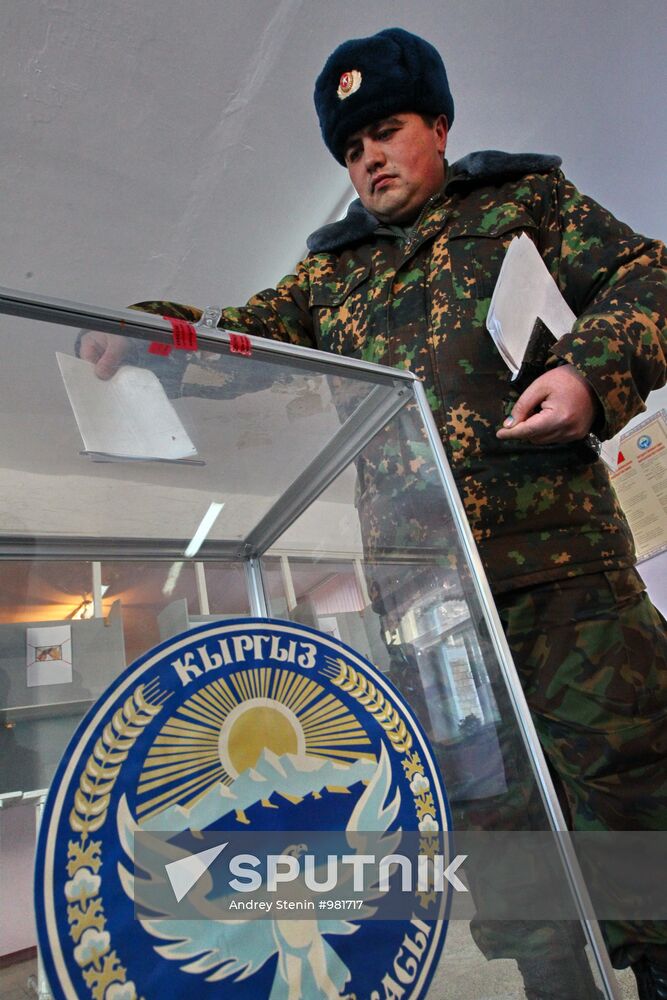 Presidential election in Kyrgyzstan