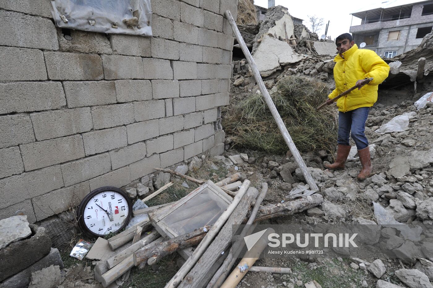 Quake aftermath in Turkey's Van province