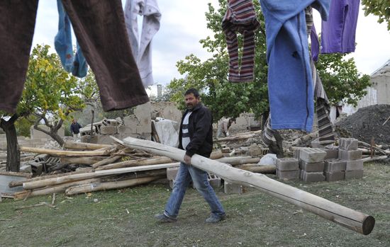 Former Russian national in Turkish village destroyed by quake