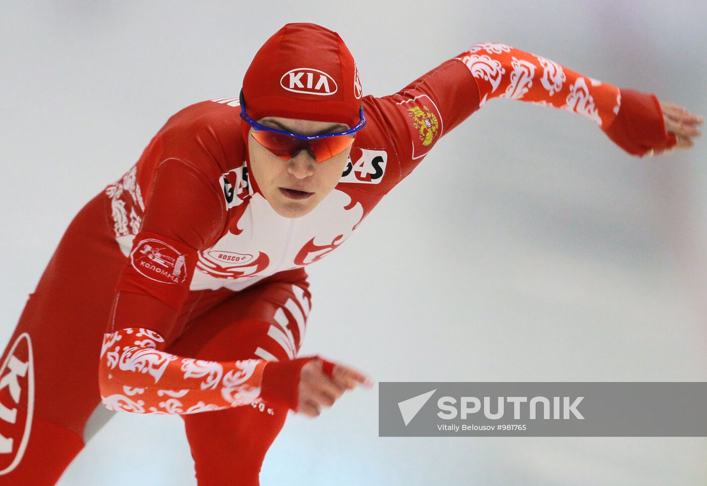 Russian Speed Skating Championships. Day 2