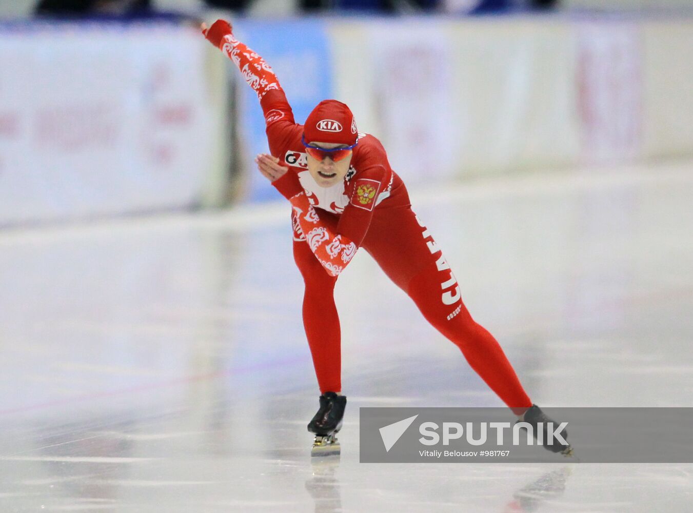 Russian Speed Skating Championships. Day 2