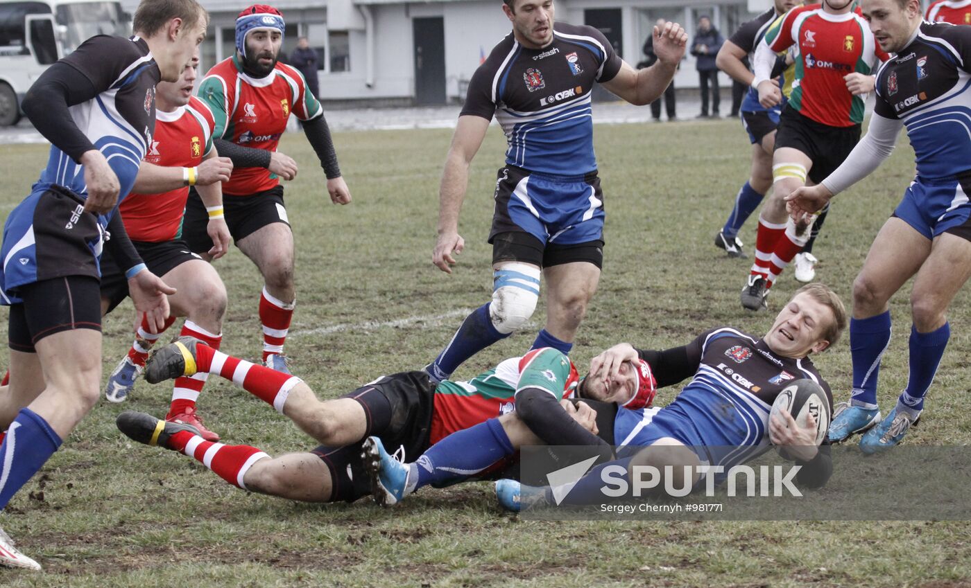 Russian Rugby Championships. Final match