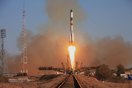 Russia's Progress M-13M cargo spacecraft launched from Baikonur