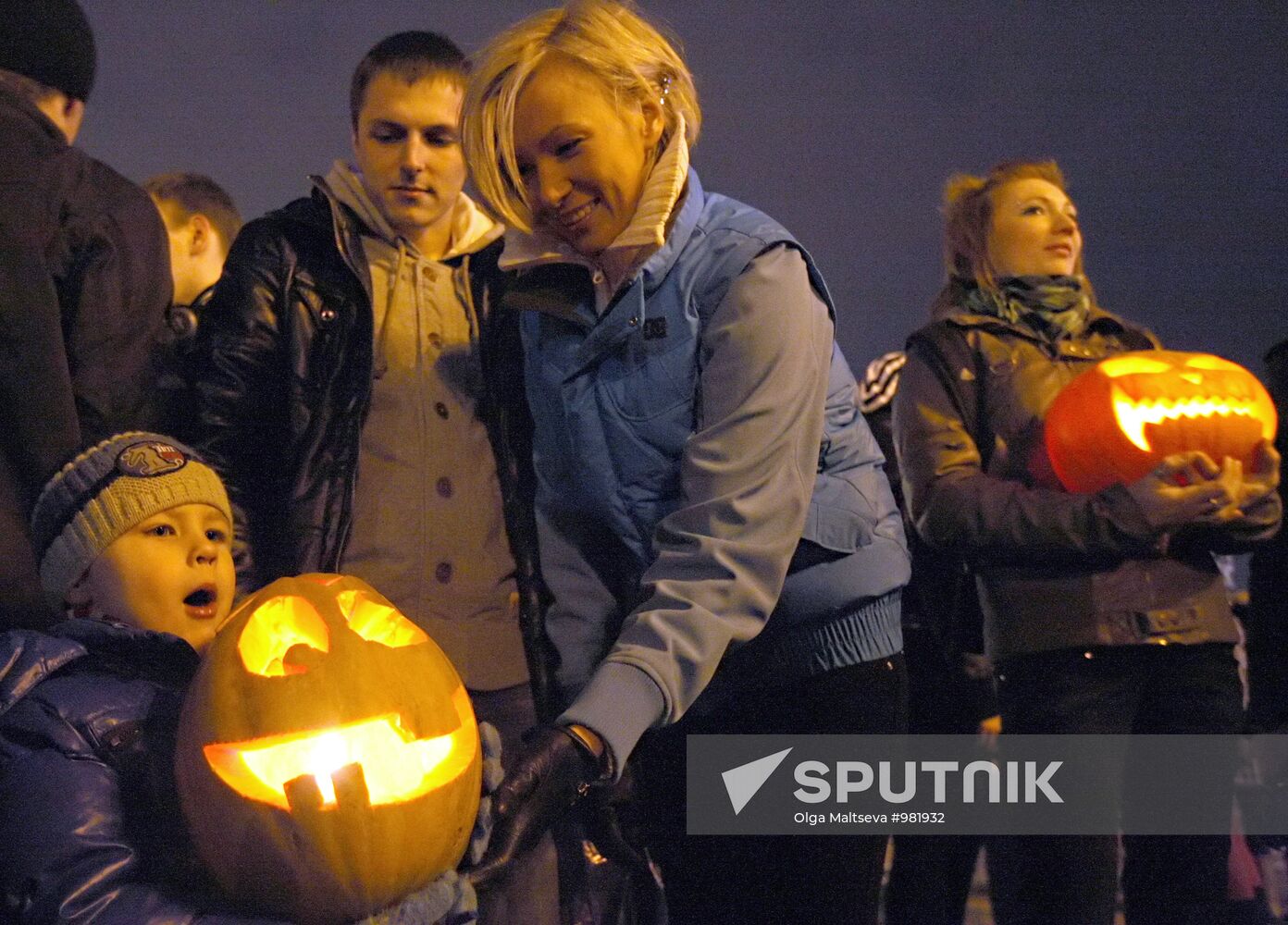 Halloween art flashmob staged in St. Petersburg