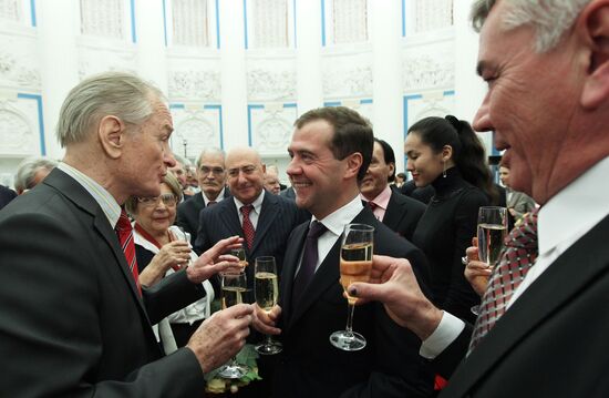 Dmitry Medvedev presents state awards for arts and culture