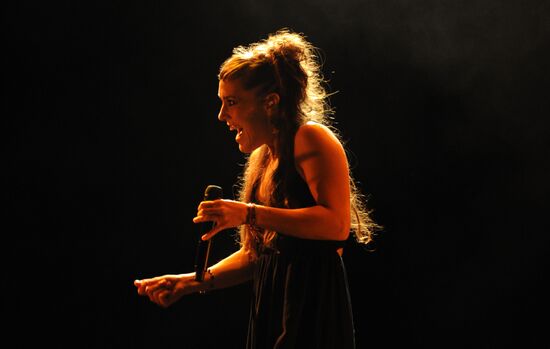 ZAZ performs in Moscow