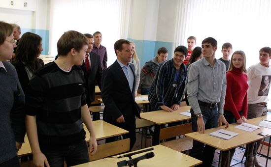 Dmitry Medvedev visits Barnaul