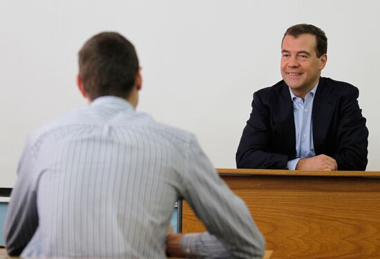 Dmitry Medvedev visits Barnaul