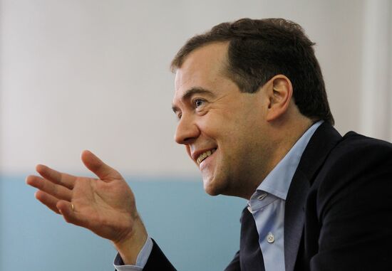 Dmitry Medvedev visits Barnaul