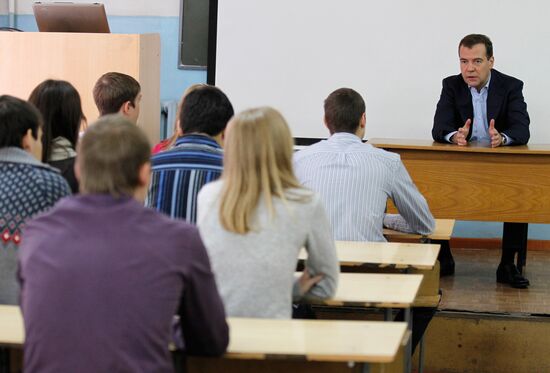 Dmitry Medvedev visits Barnaul