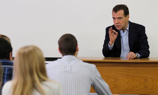 Dmitry Medvedev visits Barnaul