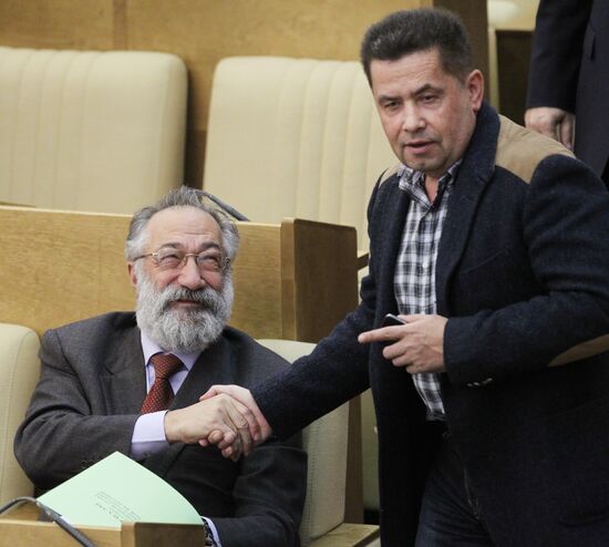 Plenary session of State Duma