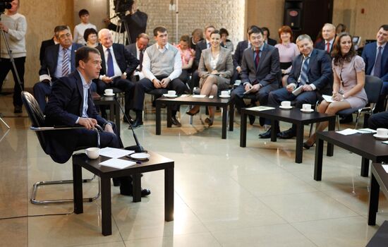 Dmitry Medvedev visits Barnaul