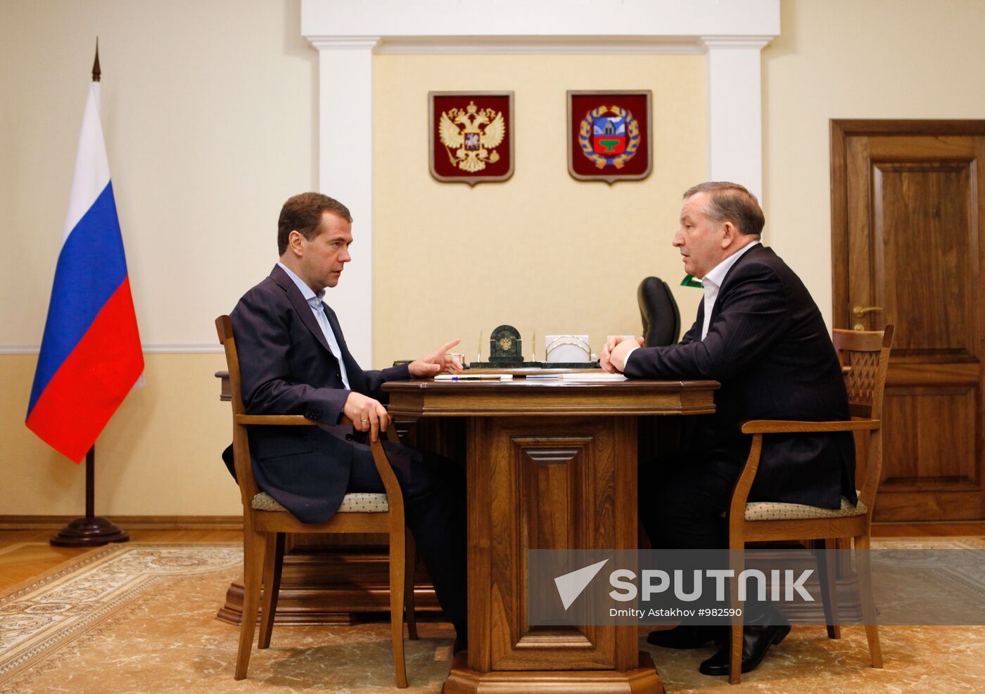 Dmitry Medvedev visits Barnaul
