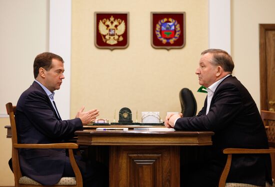 Dmitry Medvedev visits Barnaul