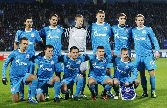 UEFA Champions League. Zenit St. Petersburg vs. Shakhtar Donetsk