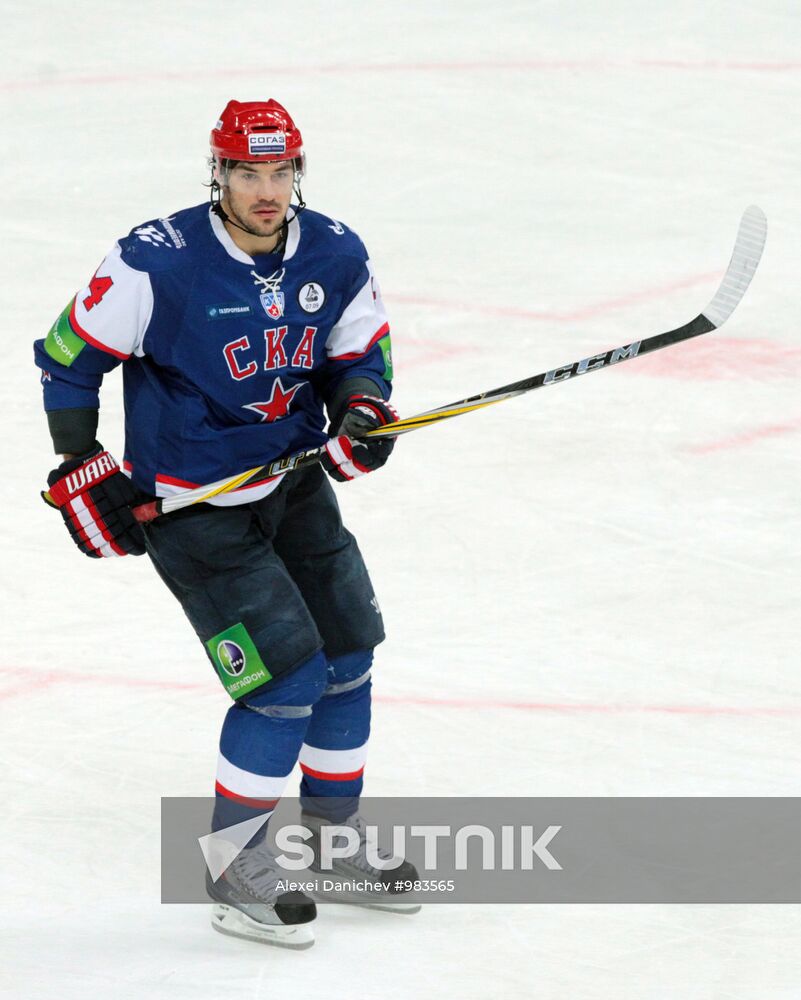 Ice Hockey. KHL. Match SKA (St. Petersburg) - "Avangard"