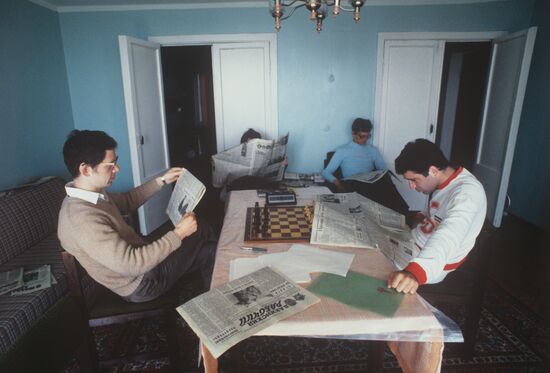 Garry Kasparov and his coaches