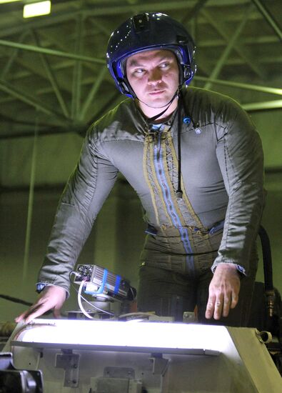 Examination of a new antiacceleration suit