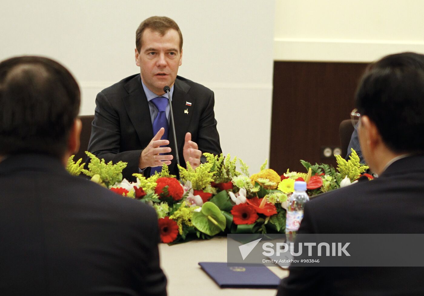 Dmitry Medvedev takes part in G20 summit