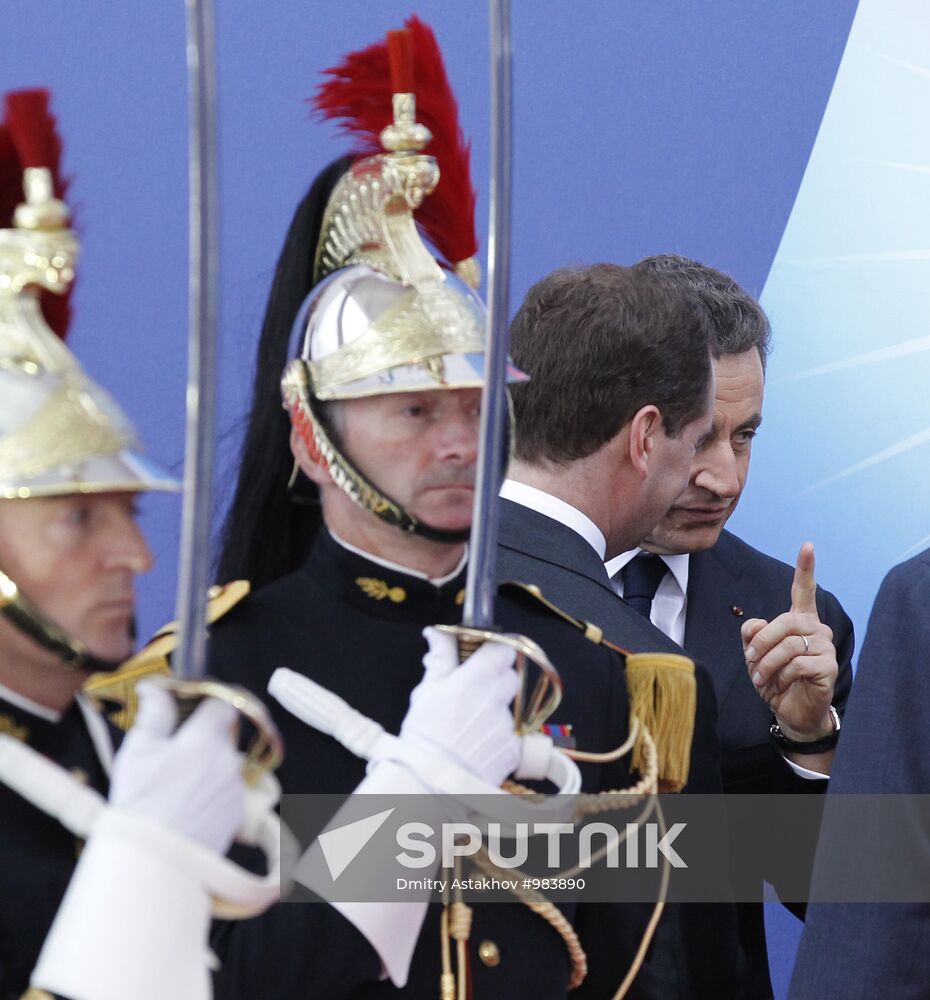 Dmitry Medvedev attends G20 summit in Cannes