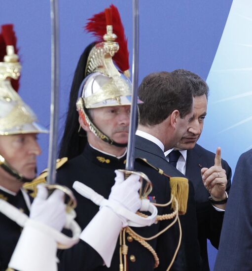 Dmitry Medvedev attends G20 summit in Cannes