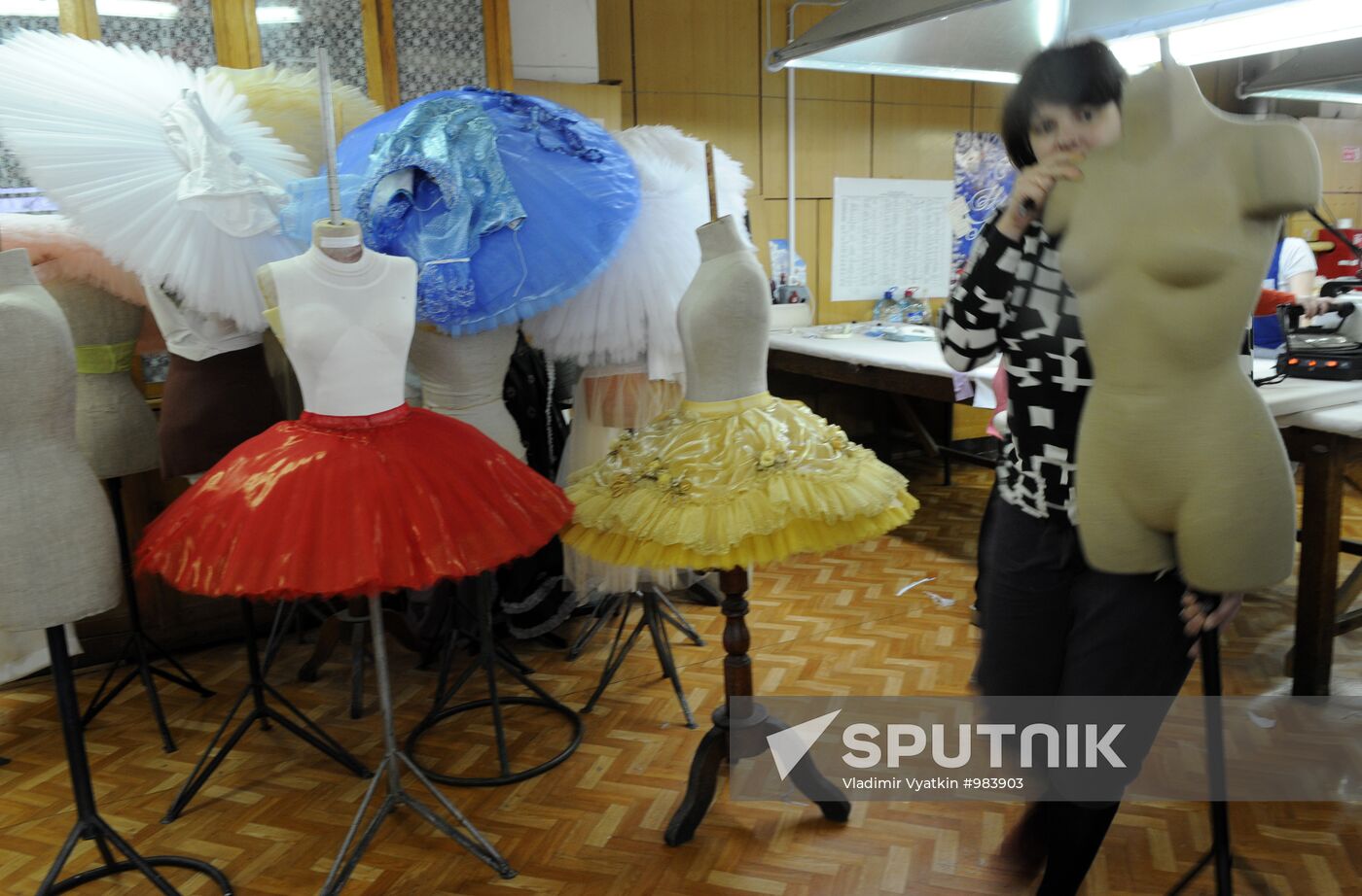 Bolshoi Theater's costume workshops