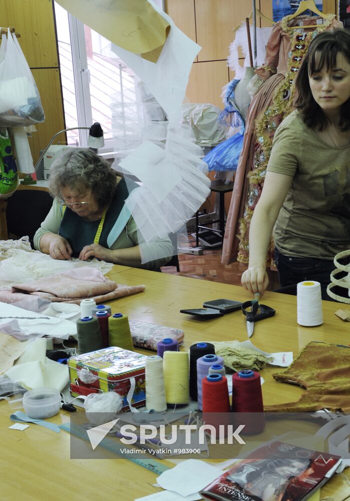 Bolshoi Theater's costume workshops