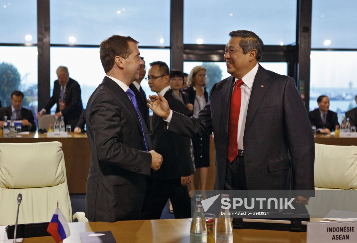 Dmitry Medvedev attends G20 summit in Cannes