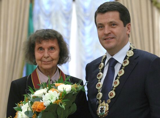 Sofia Gubaidulina honored on occasion of her jubilee