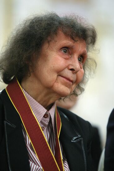 Sofia Gubaidulina honored on occasion of her jubilee