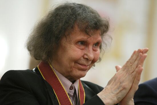 Sofia Gubaidulina honored on occasion of her jubilee