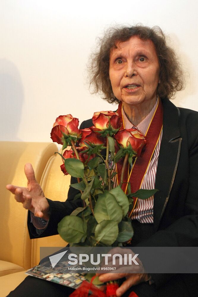 Sofia Gubaidulina honored on occasion of her jubilee