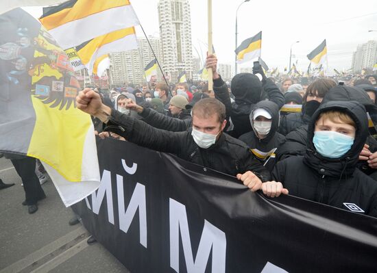 Russian March held in Moscow
