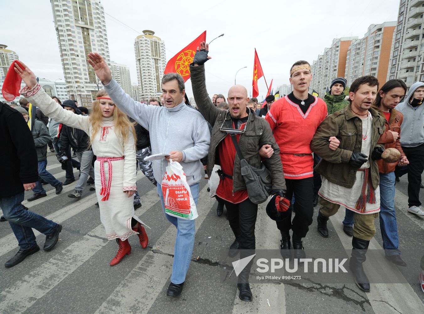 Russian March held in Moscow