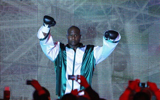 Boxing. Bout between Denis Lebedev and James Toney