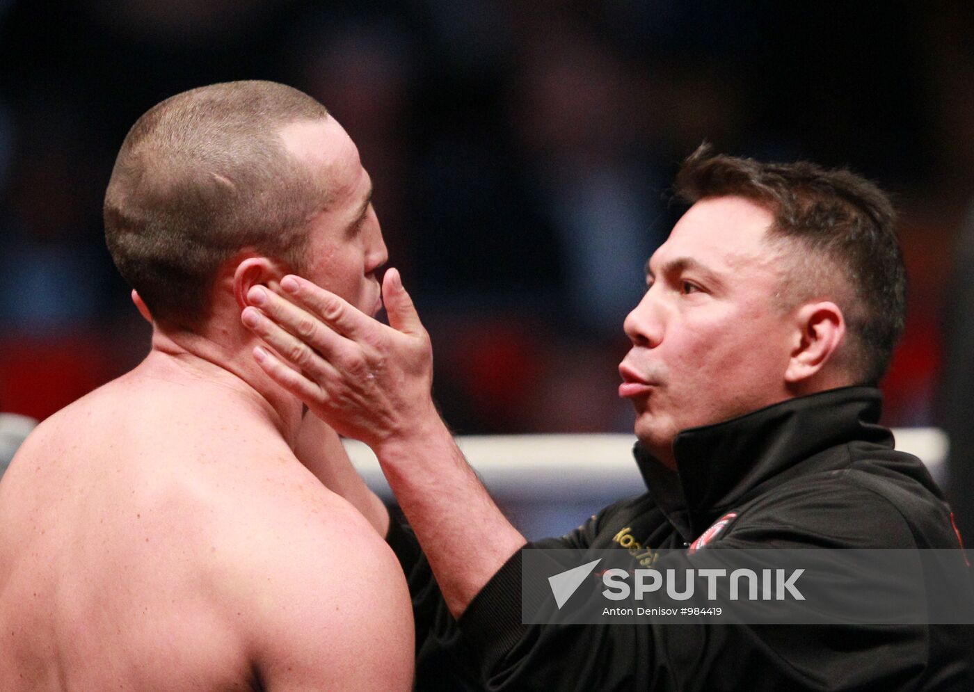 Boxing. Bout between Denis Lebedev and James Toney
