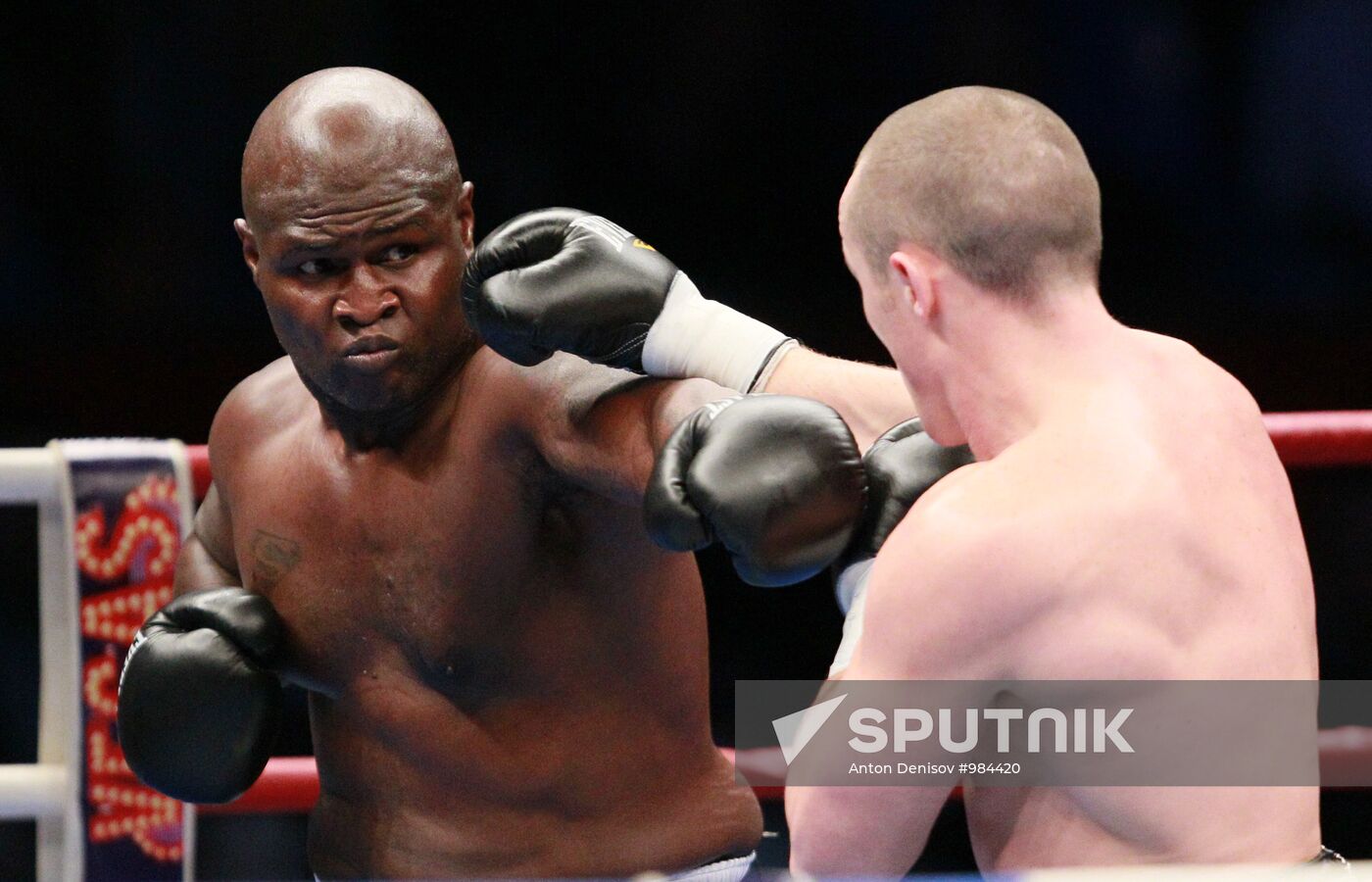 Boxing. Bout between Denis Lebedev and James Toney