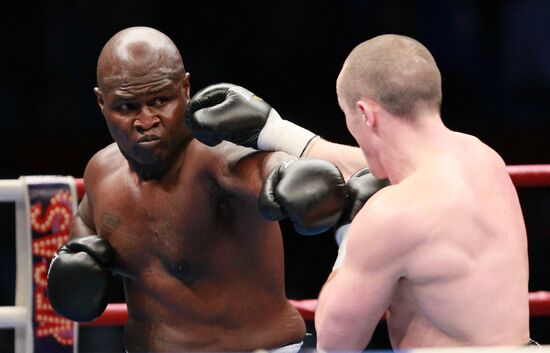 Boxing. Bout between Denis Lebedev and James Toney