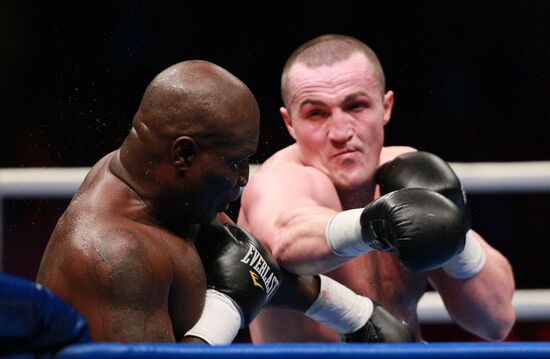 Boxing. Bout between Denis Lebedev and James Toney