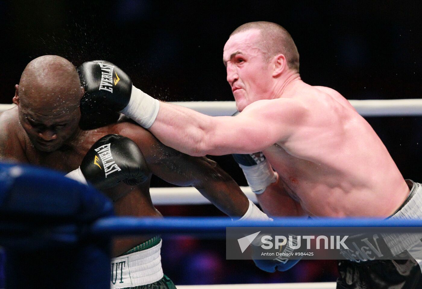 Boxing. Bout between Denis Lebedev and James Toney